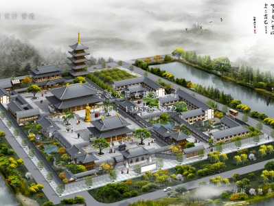 长春寺庙建筑总体规划方案